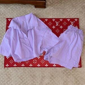 Ladies 2 piece short set